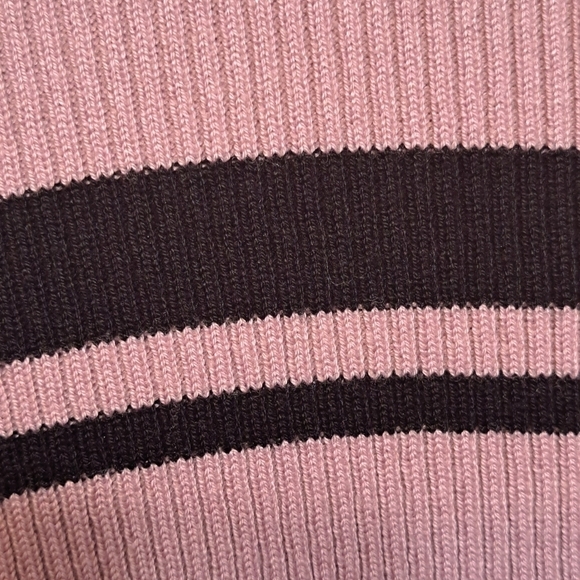 COPY - Forever 21 Pink With Black Stripes   Size M - Picture 4 of 7